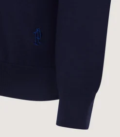 Men's Lightweight Travel Merino Crew Neck in Midnight