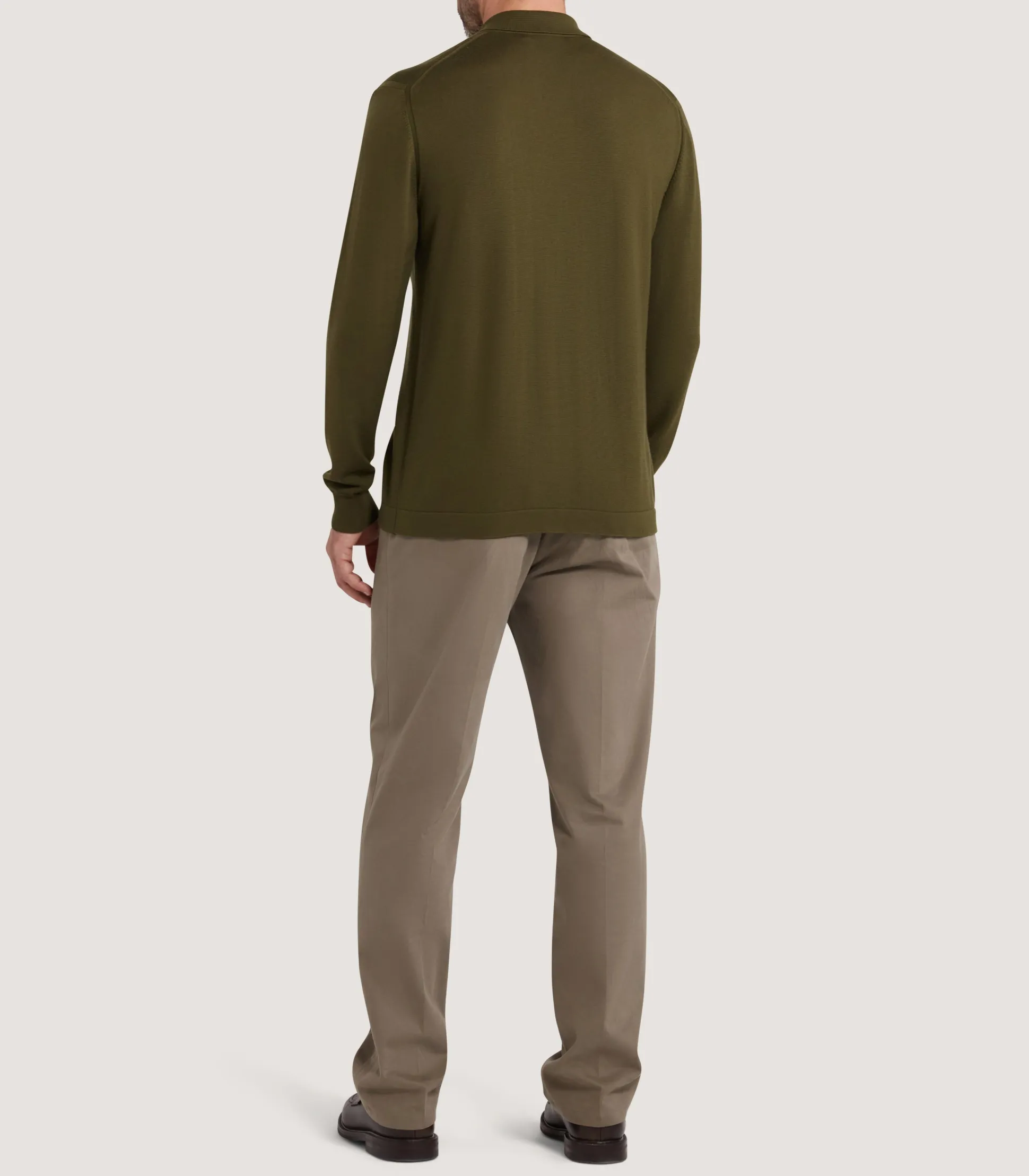 Men's Loden Audley Long Sleeve Polo