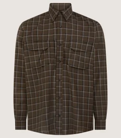 Men's Merino Field Shirt in Loden