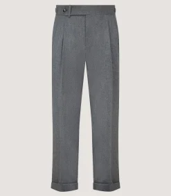 Men's Merino Flannel Double Buckle Trouser
