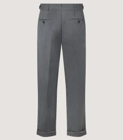 Men's Merino Flannel Double Buckle Trouser