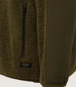 Men's Merino Lux Half Zip Sporting Fleece In Lichen