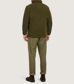 Men's Merino Lux Half Zip Sporting Fleece In Lichen