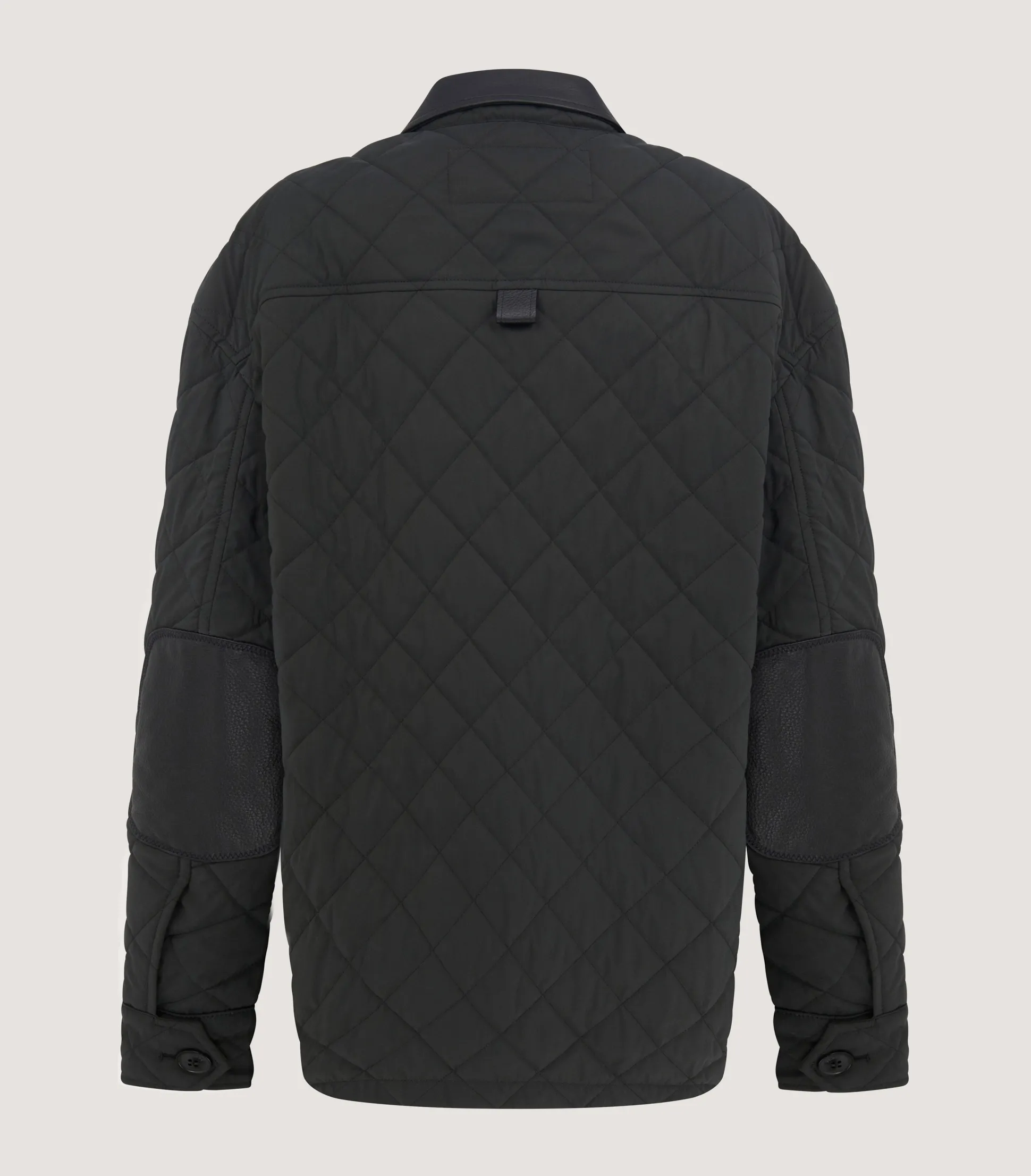 Men's Padded Barn Jacket In Loden