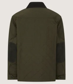 Men's Padded Purdey Jacket In Dark Olive