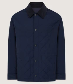 Men's Padded Purdey Jacket In Navy