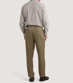 Men's Performance Twill Chino in Flax