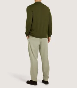 Men's Performance Twill Chino in Stone