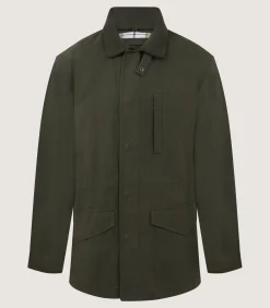Men's Range Coat in Dark Olive