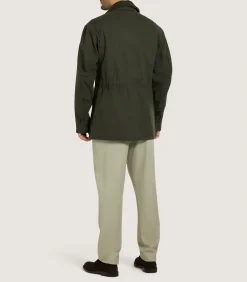 Men's Range Coat in Dark Olive