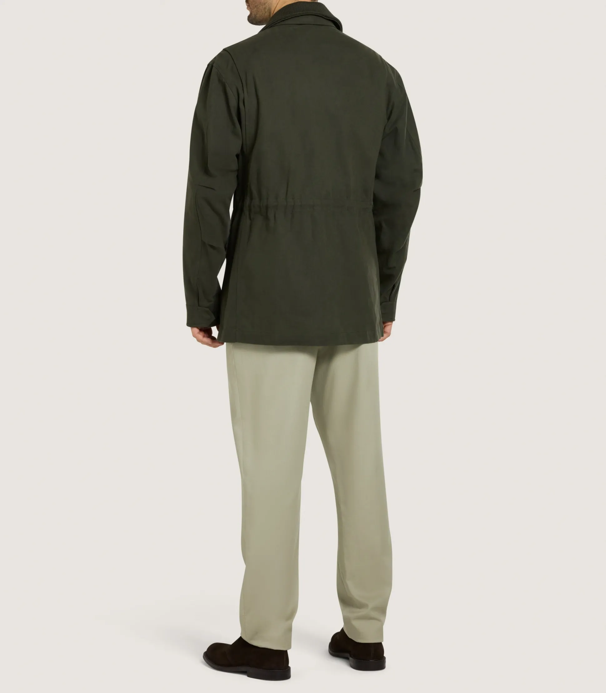 Men's Range Coat in Dark Olive