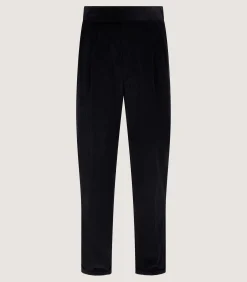 Men's Side Buckle Trouser In Black