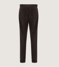 Men's Side Buckle Trouser In Ebony
