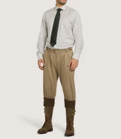 Men's Summer Sporting Half Tattersall Double Cuff Shirt