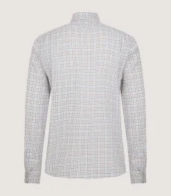 Men's Summer Sporting Half Tattersall Double Cuff Shirt