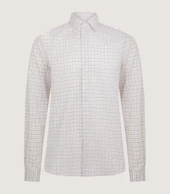 Men's Summer Sporting Tattersall Double Cuff Shirt
