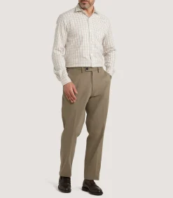 Men's Tattersall Sporting Shirt in Audley Red