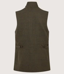 Men's Technical Tweed High Collar Sporting Vest In Strathbeg
