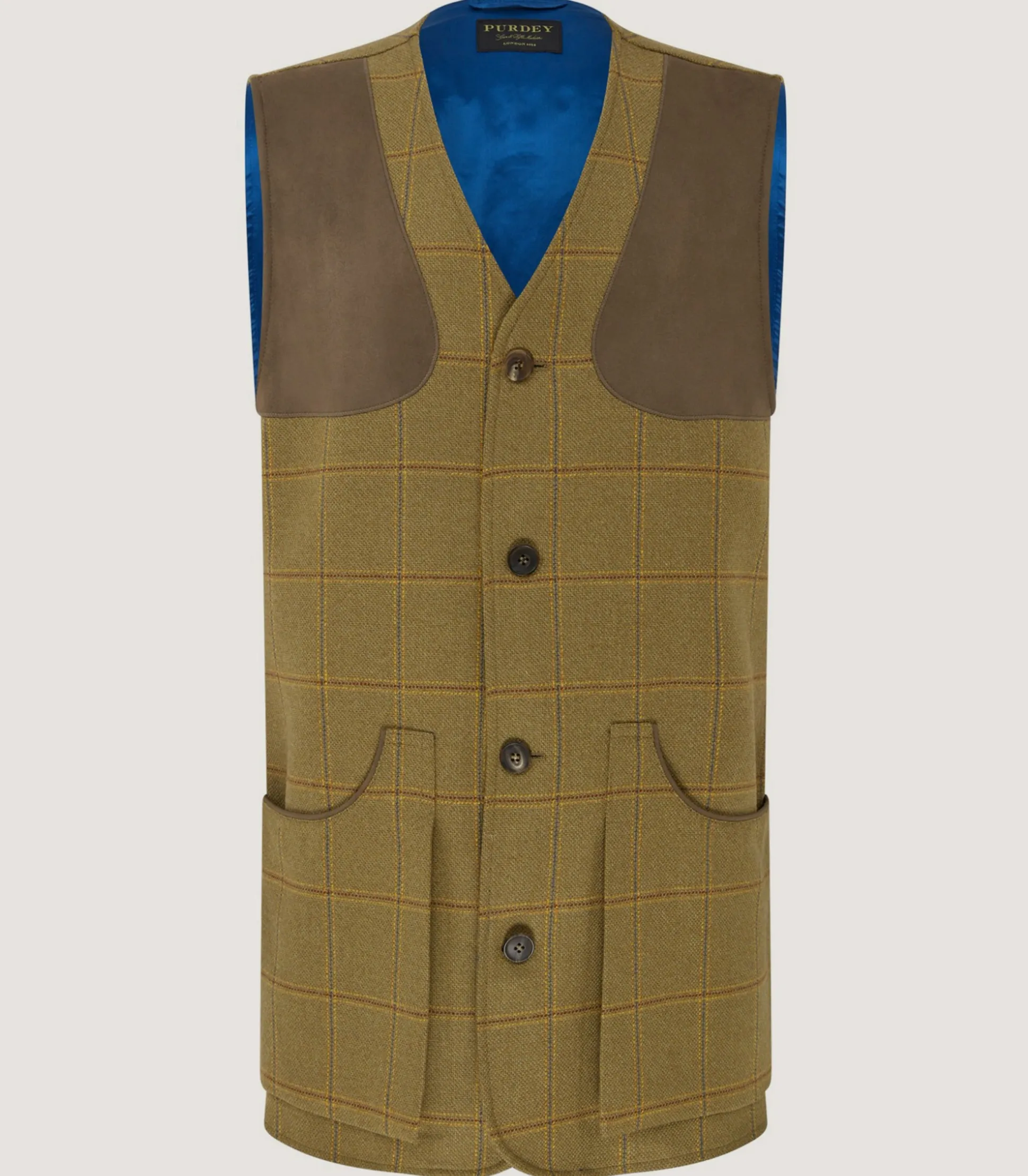 Men's Technical Tweed Sporting Vest In Berkshire