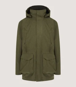 Men's Technical Yorkshire Field Coat in Moss Green