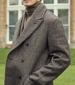 Men's Town and Country Coat In Antler