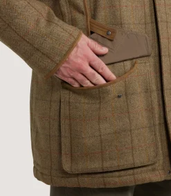 Men's Tweed Raglan Field Coat in Morar