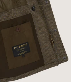 Men's Tweed Raglan Field Coat in Morlich