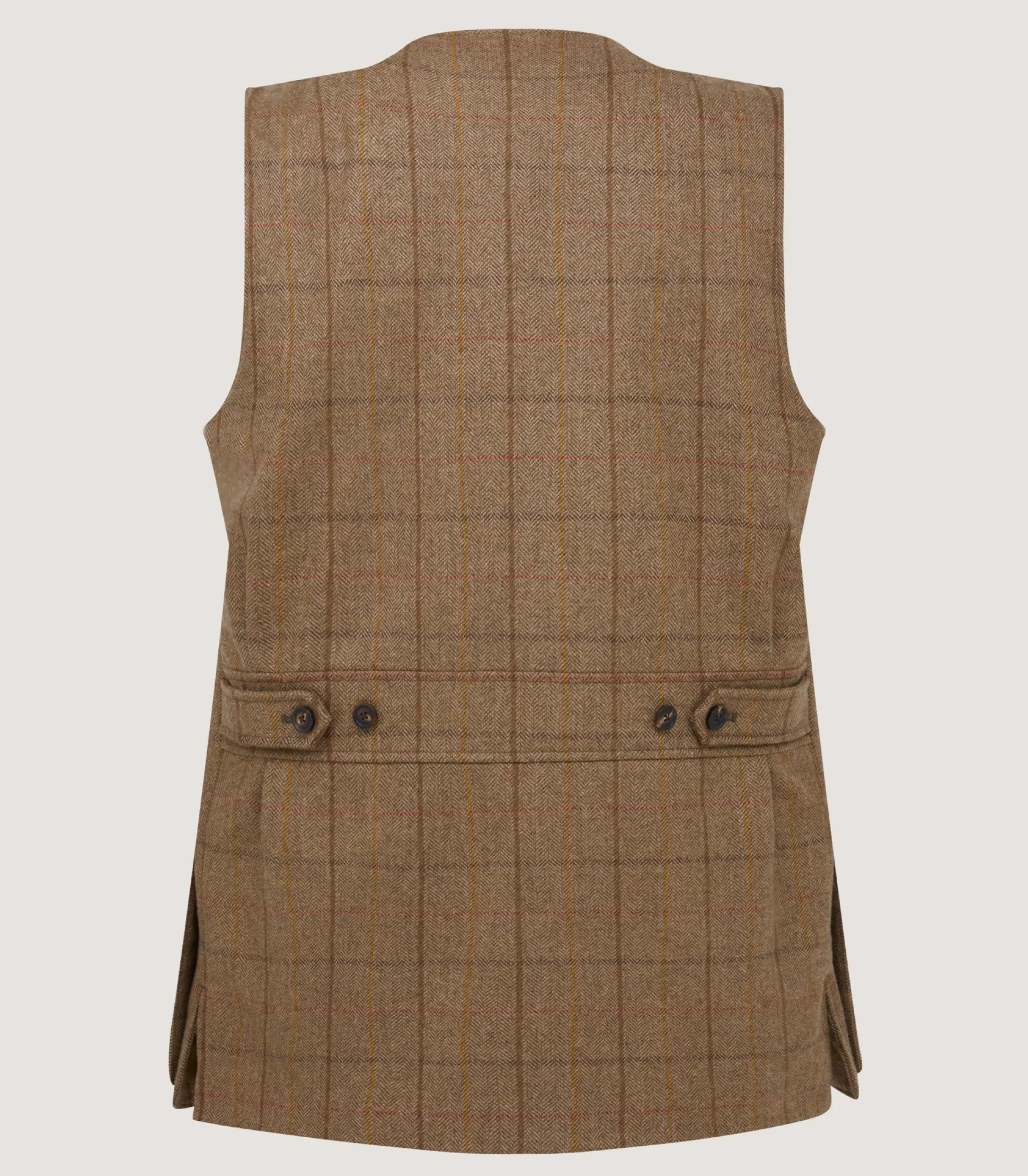 Men's Tweed Sporting Vest in Morar