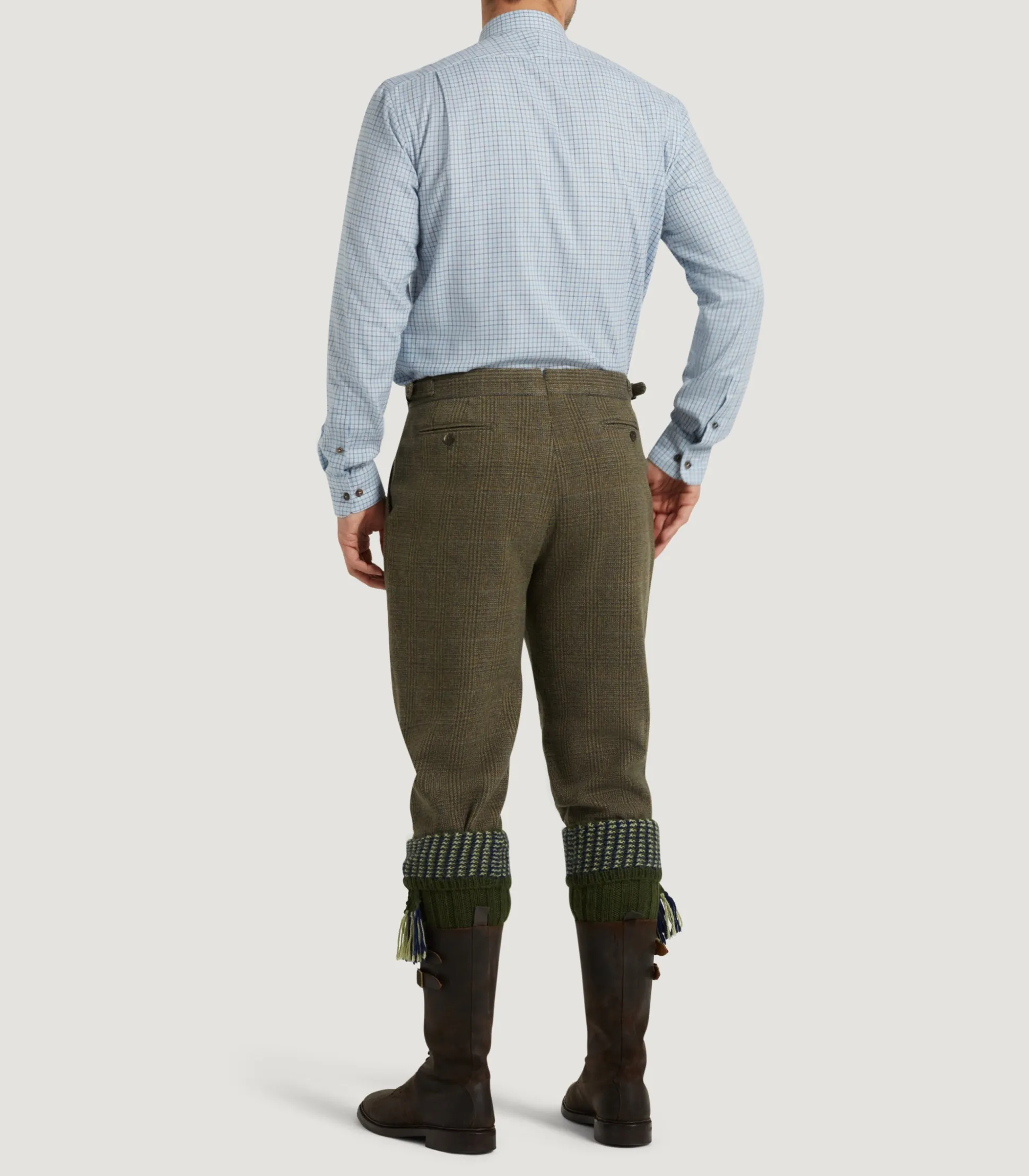 Men's Tweed Two Pleat Breek With Storm Cuff In Morlich