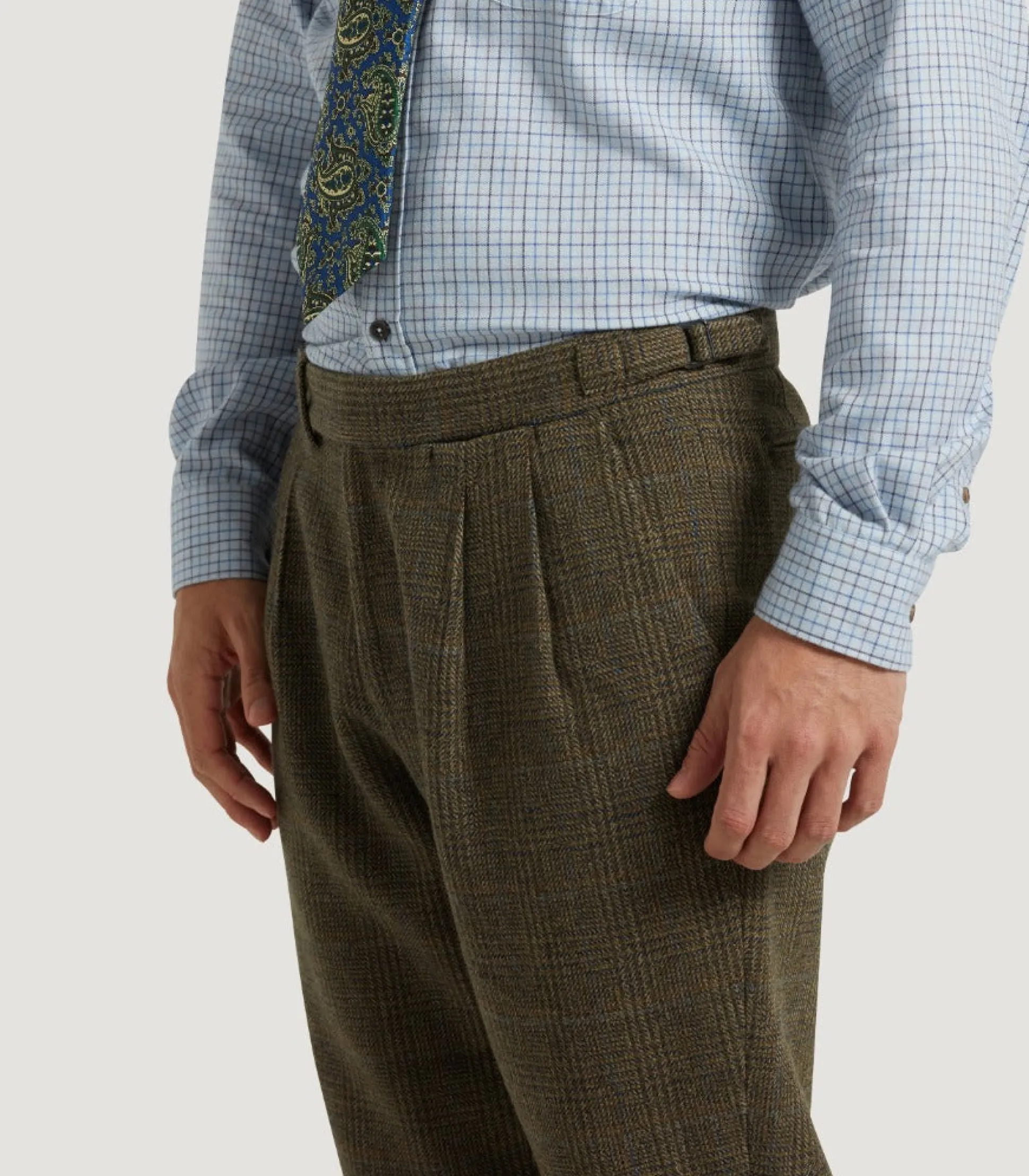 Men's Tweed Two Pleat Breek With Storm Cuff In Morlich