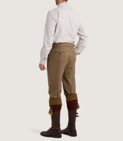 Men's Tweed Two Pleat Breek with Storm Cuff in Morar