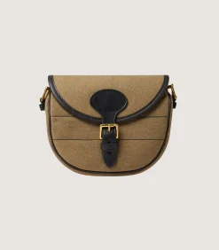 Nettle Canvas Cartridge Bag In Moss Green