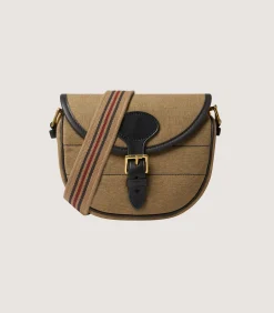 Nettle Canvas Cartridge Bag In Moss Green