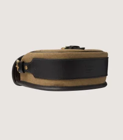 Nettle Canvas Cartridge Bag In Moss Green