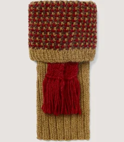 Pentire Alpaca Field Sock In Antique Gold