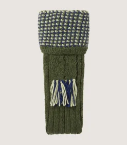 Pentire Alpaca Field Sock In Forest Green