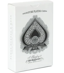 Purdey Engraved Playing Cards In Silver