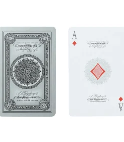 Purdey Engraved Playing Cards In Silver