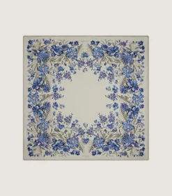 Purdey Floral Scarf in Taupe
