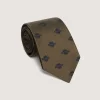 Purdey Starburst Tie In Green