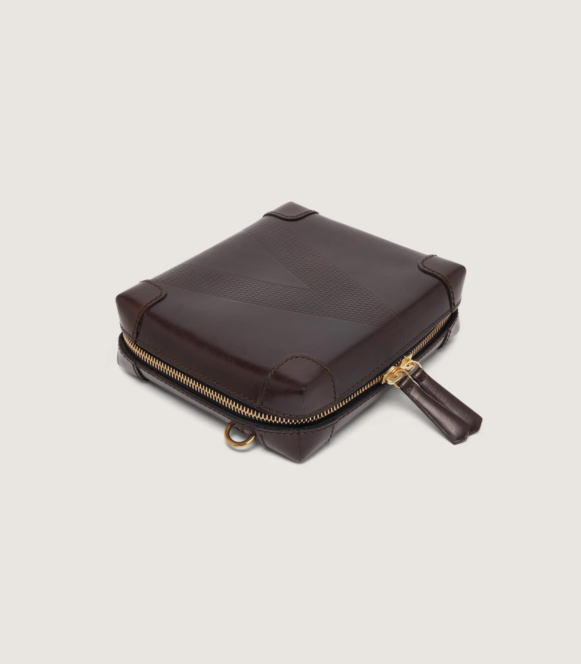 Purdey X White Spot Walnut Pipe with Leather Case