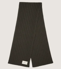 Ribbed Chunk Scarf in Loden