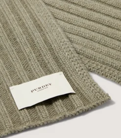 Ribbed Chunky Scarf in Sage