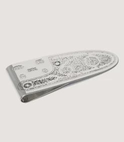 Silver Sidelock Money Clip In Silver
