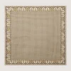 Small Medallion Scarf in Taupe