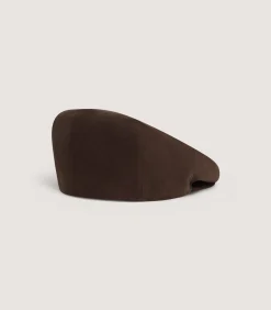 Unisex Litton Alcantara Cap in Dark Brown