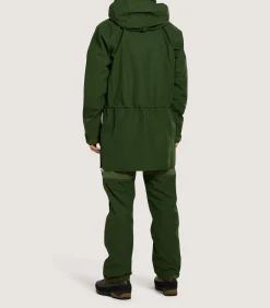Unisex Technical Atholl Smock In Rifle Green