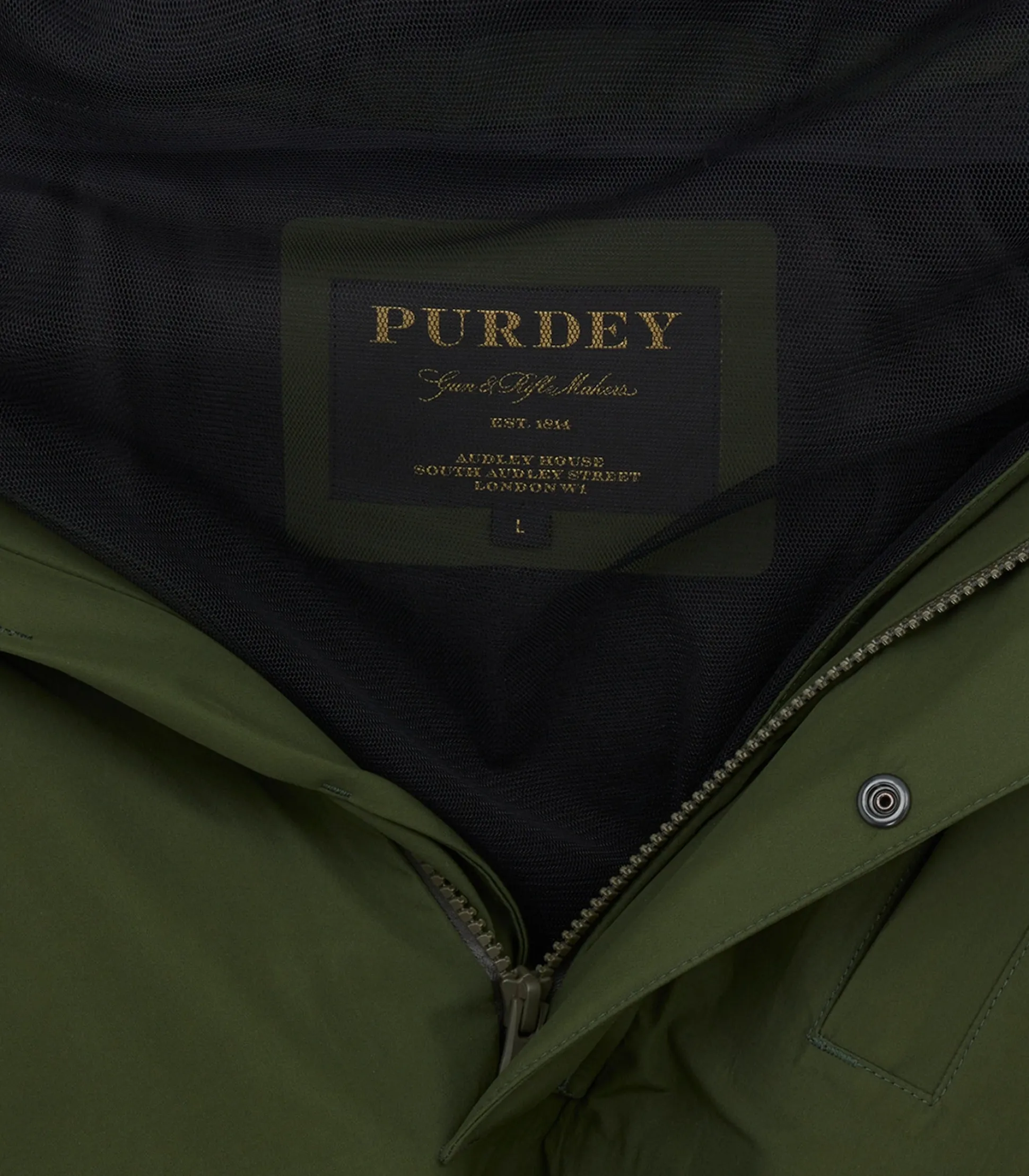 Unisex Technical Atholl Smock In Rifle Green