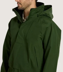 Unisex Technical Atholl Smock In Rifle Green