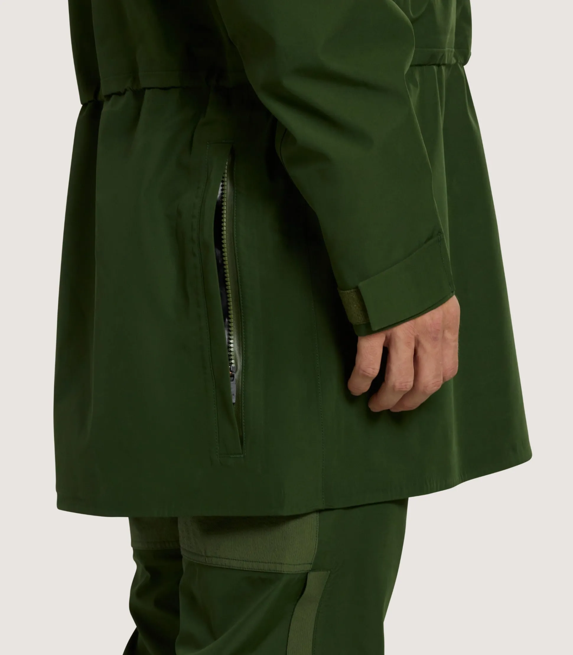 Unisex Technical Atholl Smock In Rifle Green